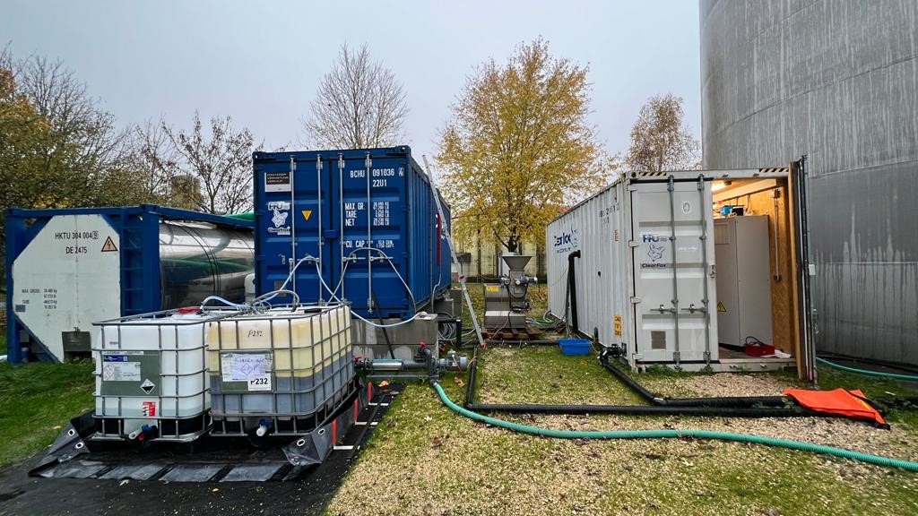 pilot system for treatment dairy wastewater