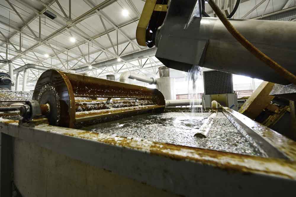 plastic recycling washwater