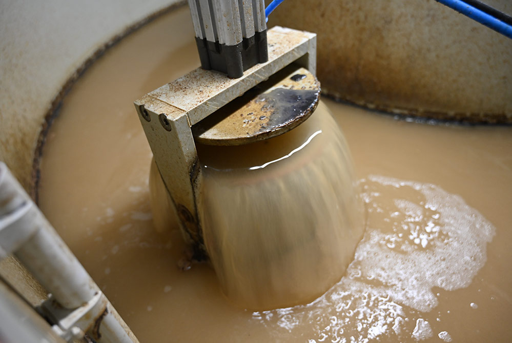 ClearFox DAF wastewater after solid separation