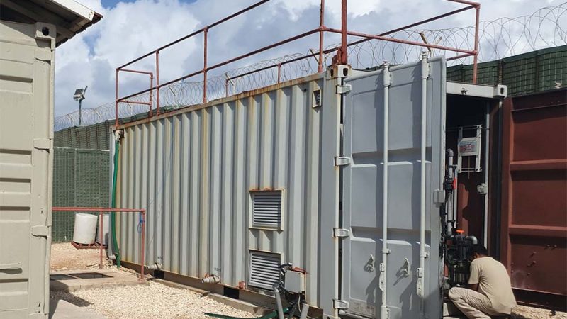 ClearFox containerized wastewater treatment system