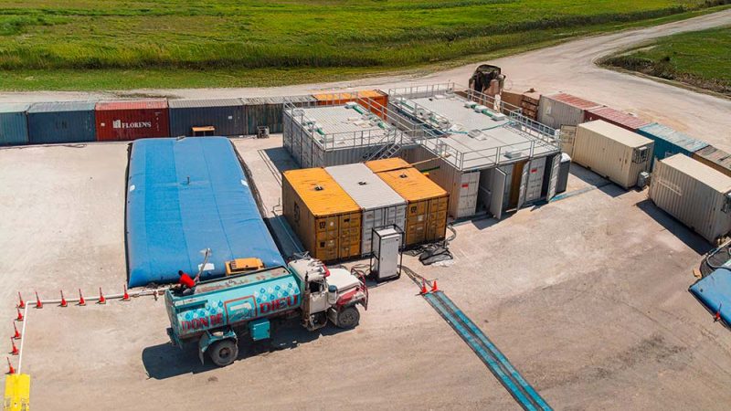 ClearFox mobile wastewater treatment plant